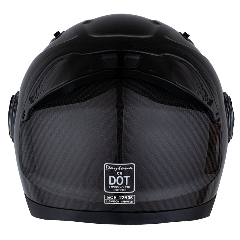 Load image into Gallery viewer, D.O.T. &amp; ECE Daytona C6- Grey Carbon Fiber
