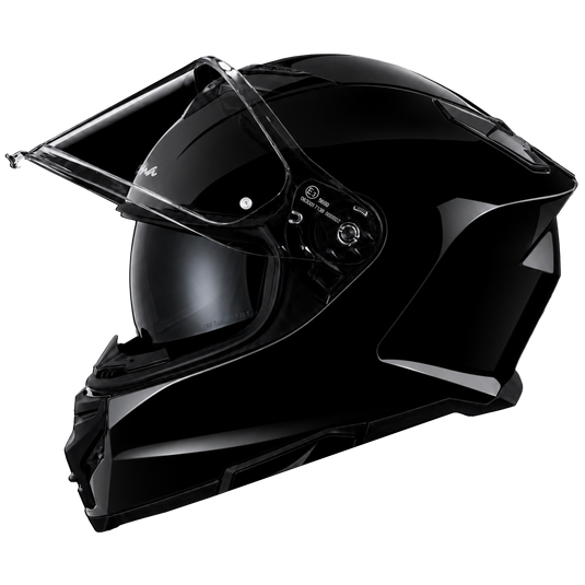 gloss black shoei helmet Neotec 3 Union Garage class engineering and quality take time Classic Bike Helmet - Gloss