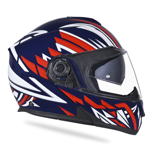 Daytona Glide Modular Motorcycle Helmet - DOT Approved, Bluetooth Ready, Dual Visor, Men/Women/Youth - W/ Liberty