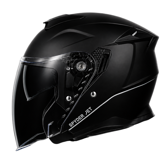 D.O.T. & ECE Daytona Spyder Jet- Dull Black