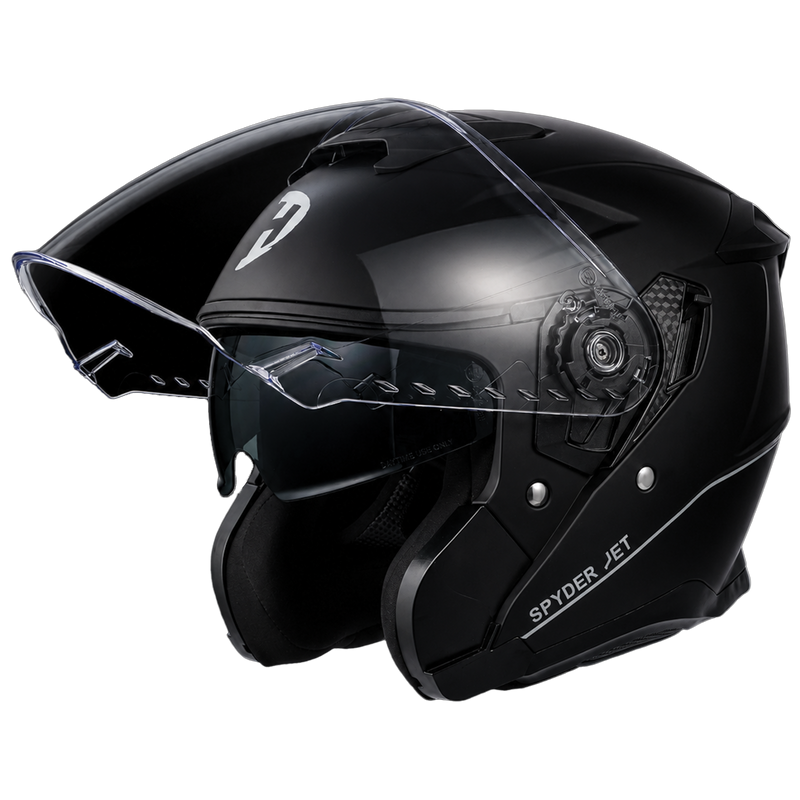 Load image into Gallery viewer, D.O.T. &amp; ECE Daytona Spyder Jet- Dull Black
