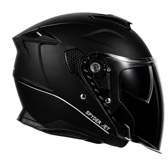 D.O.T. & ECE Daytona Spyder Jet- Dull Black