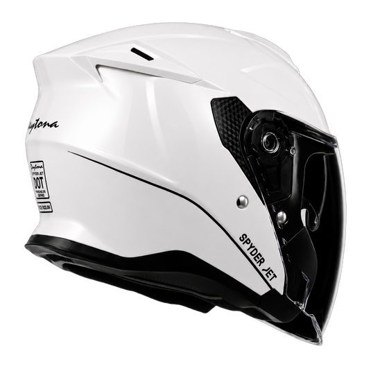 Daytona Spyder Jet- Hi-Gloss White D.O.T. & ECE approved 2XL