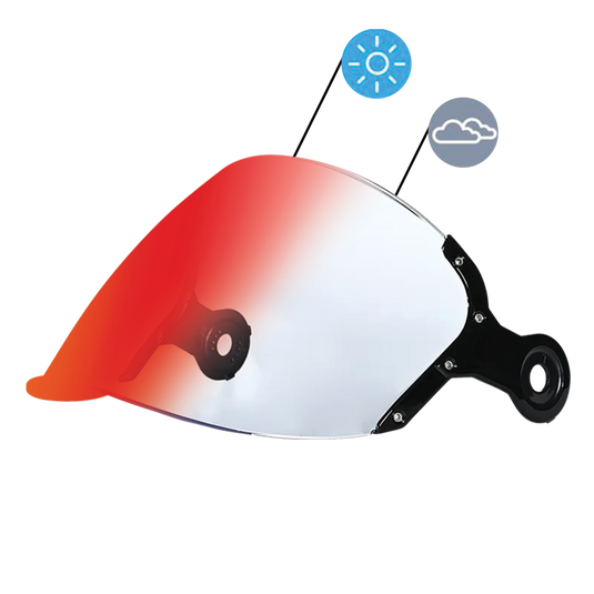 Spyder Jet Shield Outer- Photochromic Red