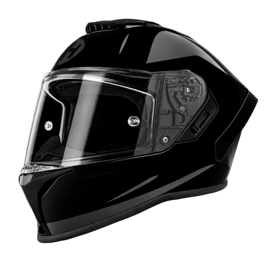 gloss black full face motorcycle helmet HAX M The low Full Face Motorcycle Helmet -