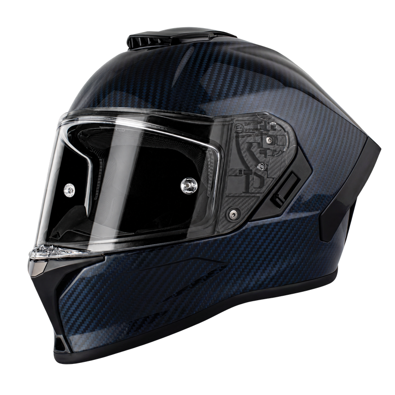 Load image into Gallery viewer, D.O.T. &amp; ECE Daytona Viper- Blue Carbon Fiber
