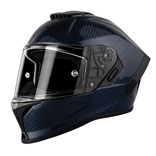 D.O.T. & ECE Daytona Viper- Blue Carbon Fiber