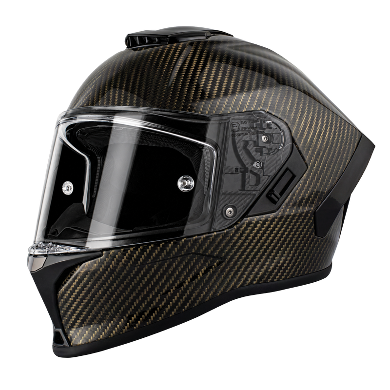 Load image into Gallery viewer, D.O.T. &amp; ECE Daytona Viper- Gold Carbon Fiber
