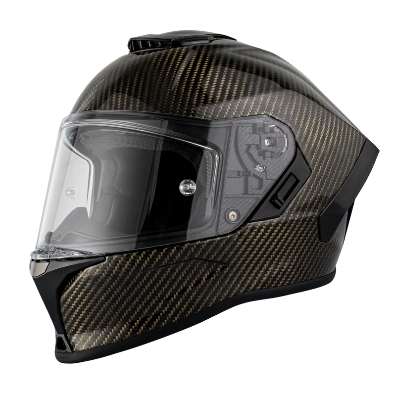 Load image into Gallery viewer, D.O.T. &amp; ECE Daytona Viper- Gold Carbon Fiber
