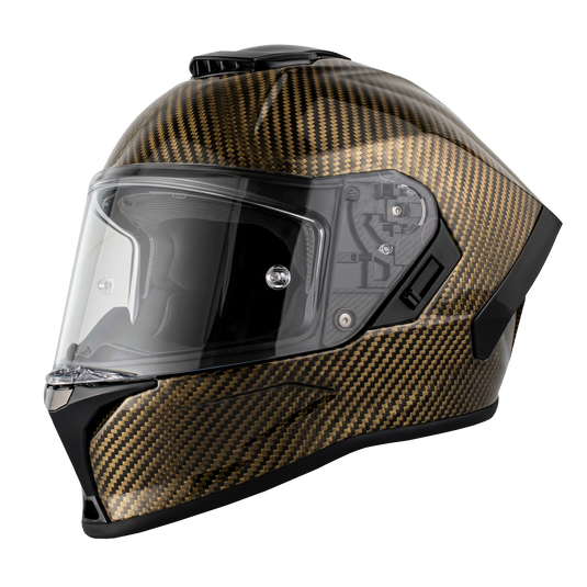 D.O.T. & ECE Daytona Viper- Gold Carbon Fiber