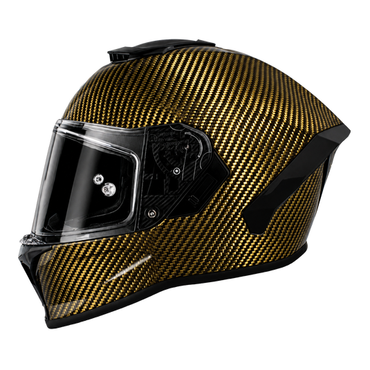 D.O.T. & ECE Daytona Viper- Gold Carbon Fiber – Daytona Helmets