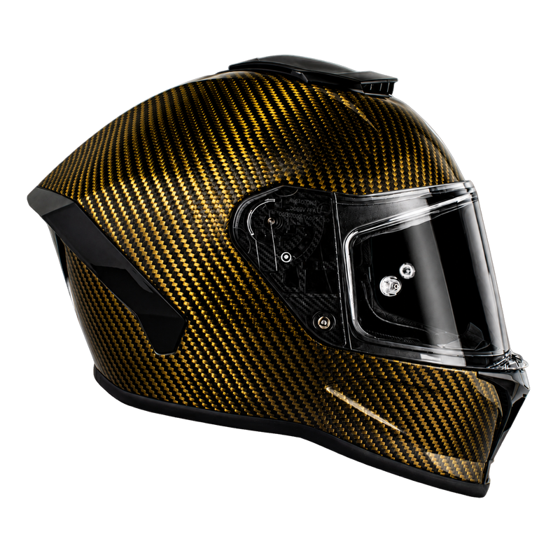 Load image into Gallery viewer, D.O.T. &amp; ECE Daytona Viper- Gold Carbon Fiber
