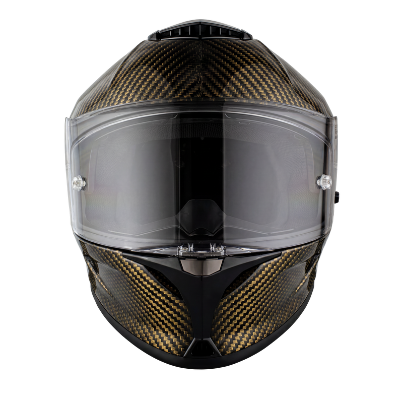 Load image into Gallery viewer, D.O.T. &amp; ECE Daytona Viper- Gold Carbon Fiber
