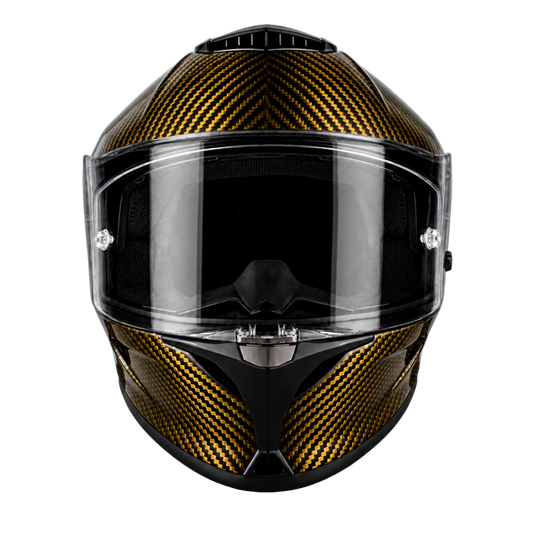 D.O.T. & ECE Daytona Viper- Gold Carbon Fiber – Daytona Helmets