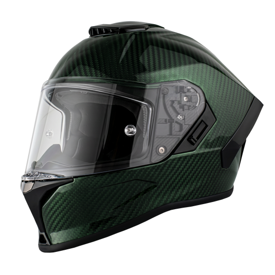 D.O.T. & ECE Daytona Viper- Green Carbon Fiber