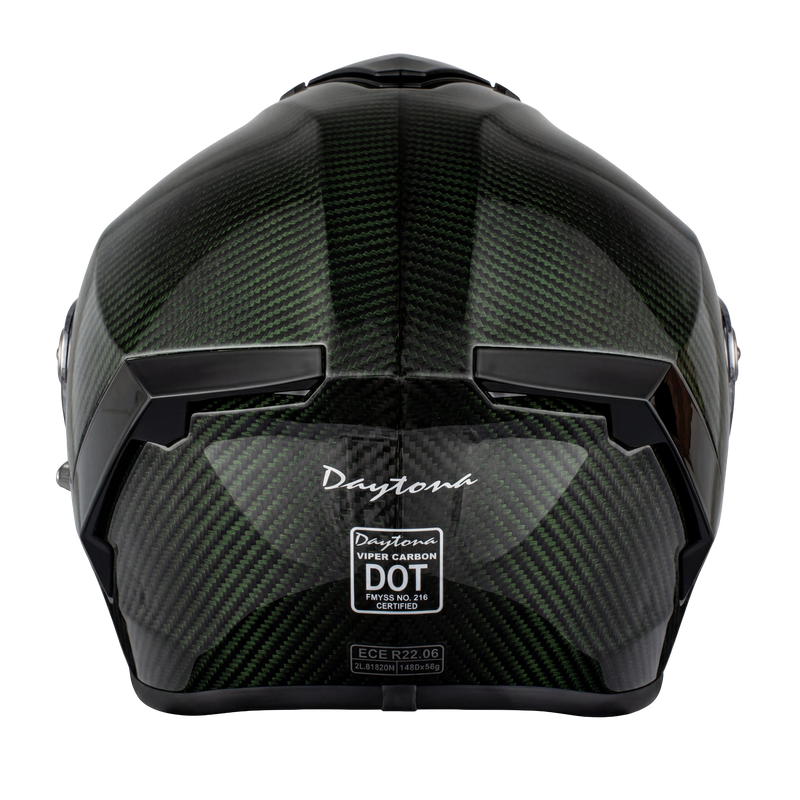 Load image into Gallery viewer, D.O.T. &amp; ECE Daytona Viper- Green Carbon Fiber
