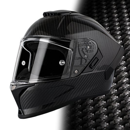 carbon fiber motorcycle helmets Martian Genuine Real Full Face Helmet HB-B2 Op 1Storm Helmet in combination with the rear air outlet Carbon Fiber Motorcycle Helmet with
