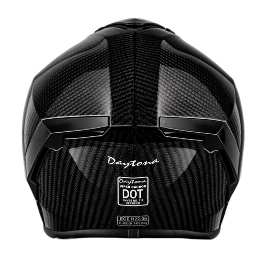 D.O.T. & ECE Daytona Viper- Grey Carbon Fiber