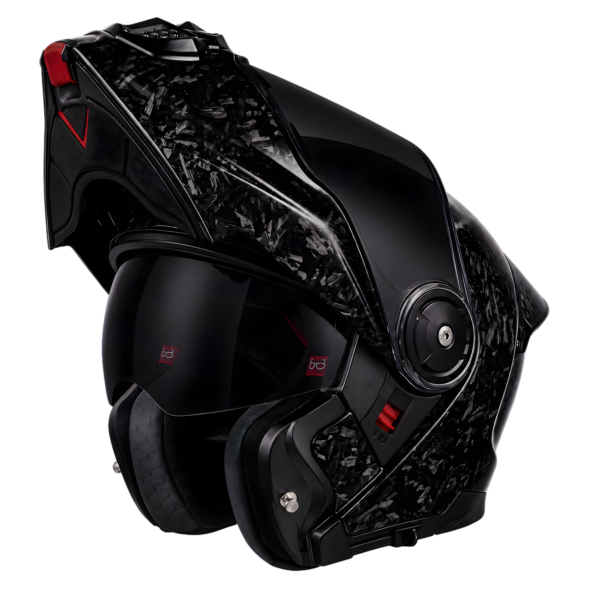 Daytona C6 PRO Forged Carbon with modular jaw open