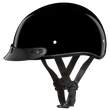 D.O.T. DAYTONA SKULL CAP JR.- HI-GLOSS BLACK