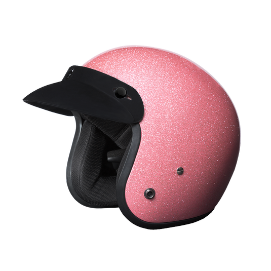 D.O.T. Daytona Cruiser- Pink Metal Flake Helmet S
