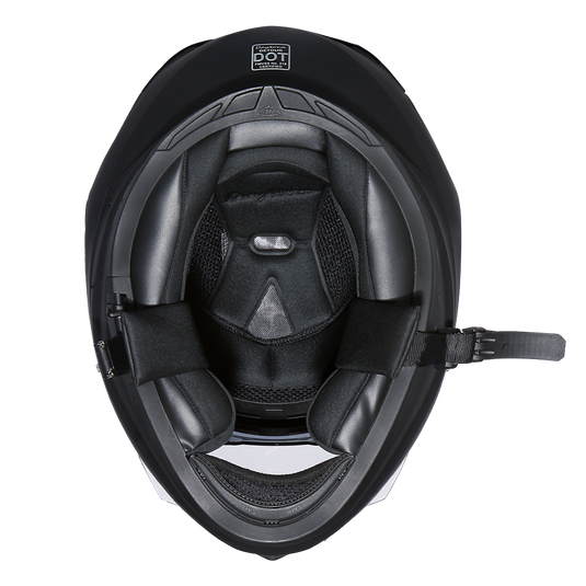 Daytona Detour Full Face Motorcycle Helmet - Dual Visor - Hi-Gloss Black