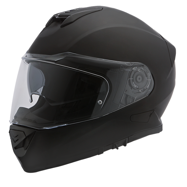 Daytona Detour Full Face Motorcycle Helmet - Dual Visor - Dull Black Daytona Detour Full Face Motorcycle Helmet - Dual Visor - Dull Black