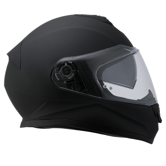 bye motorcycle helmet Daytona Detour Full Face Motorcycle Helmet - Dual Visor - Dull Black