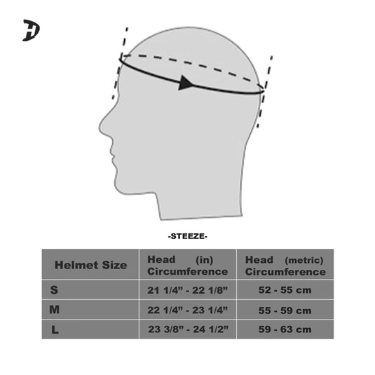 Helmet Size Chart