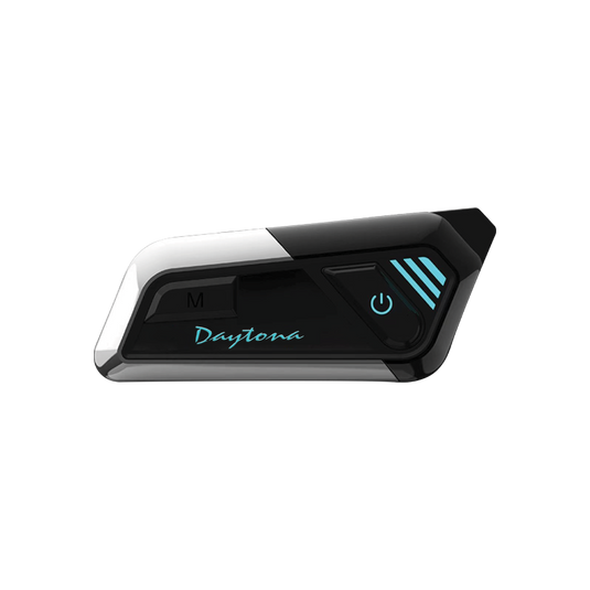 Daytona Helmets Motorcycle Bluetooth Headset - Motorcycle Communication System For All Types of Helmets - Solo
