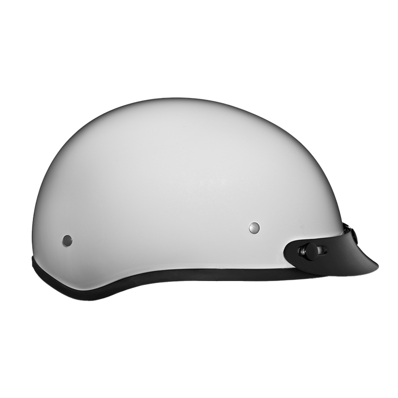 Load image into Gallery viewer, D.O.T. Daytona Skull Cap- Pearl White
