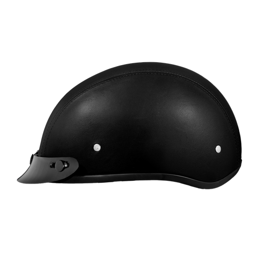 D.O.T. Daytona Skull Cap- Leather Covered – Daytona Helmets