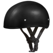 D.O.T. DAYTONA SKULL CAP W/O VISOR- LEATHER COVERED