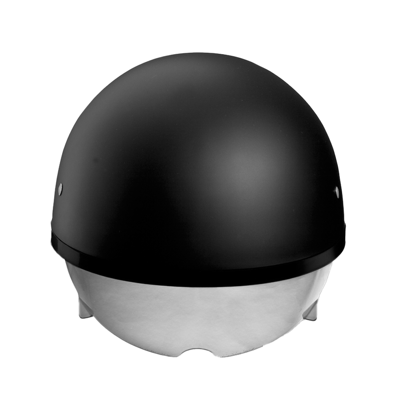 Load image into Gallery viewer, D.O.T. Daytona Skull Cap W/ Inner Shield- Dull Black
